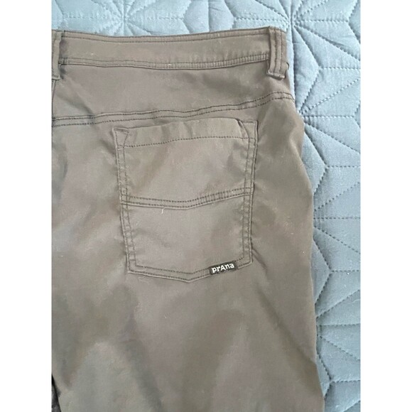 Prana Shorts Mens 38 Gray Brion Fishing Hiking Outdoors Hunting 9” Inseam - Picture 3 of 11
